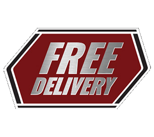 free delivery decal